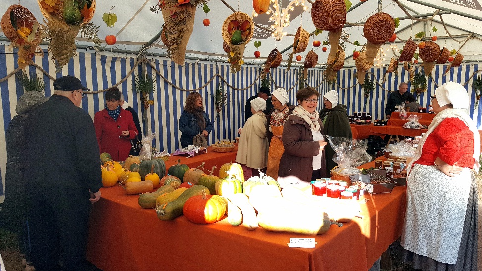 Vente des confitures et des courges